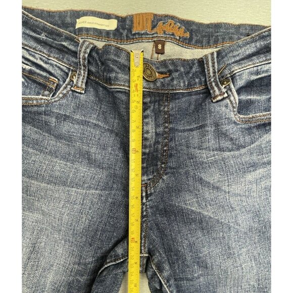 Kut From The Kloth  Asher Ankle Straight Leg Women’s Blue Jean's Mid-Rise Size 8 - Picture 8 of 16